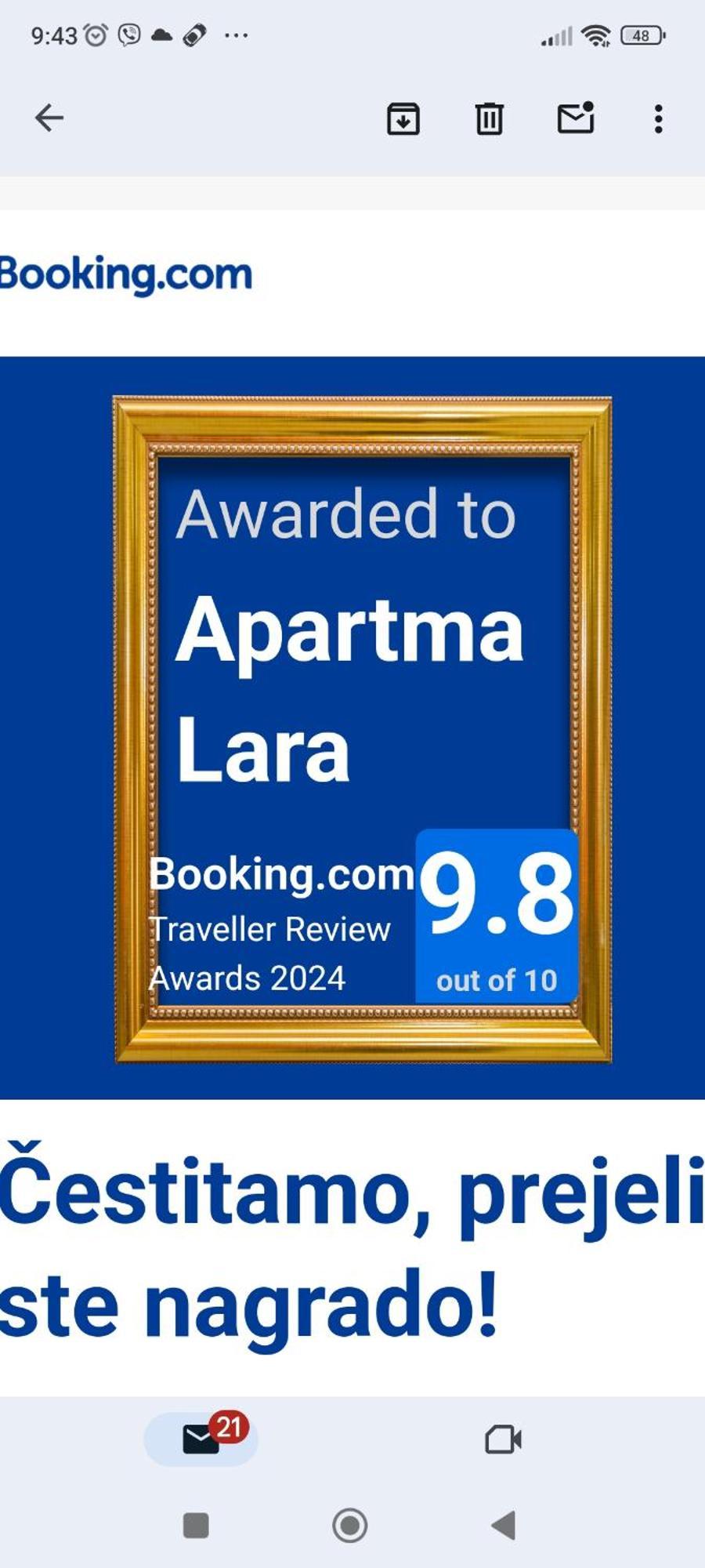 Apartment Apartma Lara *